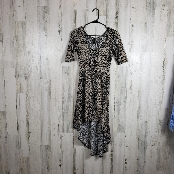 Full tilt cheetah print high low dress size small - Picture 1 of 9